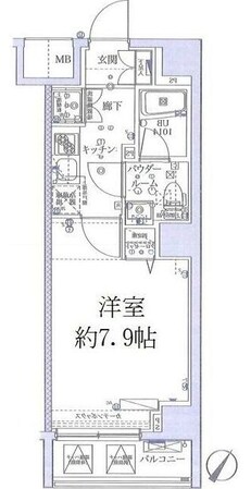 スクエアシティ横浜新子安の物件間取画像